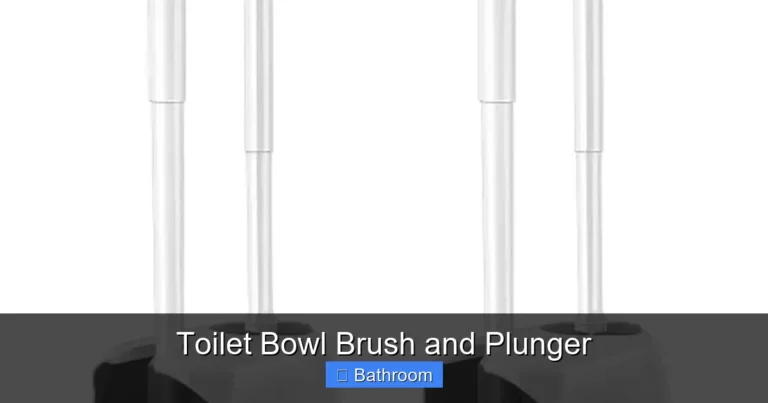Toilet Bowl Brush and Plunger