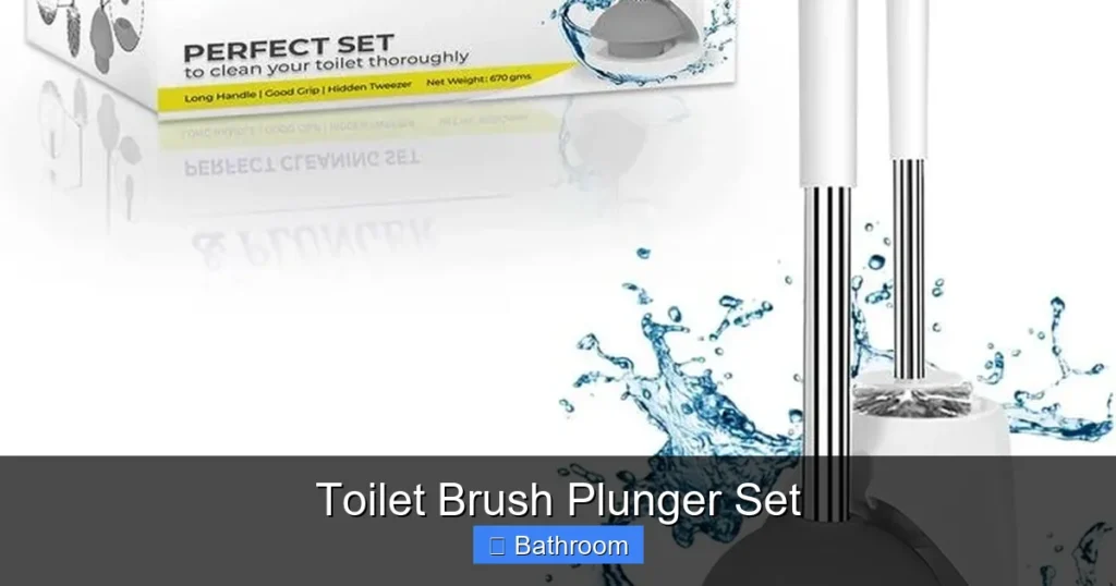 Toilet Brush Plunger Set