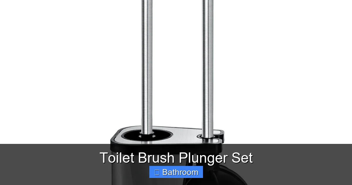 Toilet Brush Plunger Set