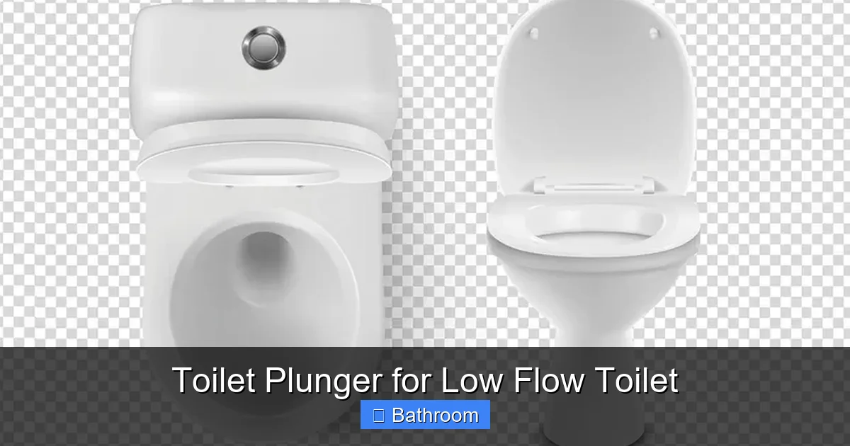 Toilet Plunger for Low Flow Toilet