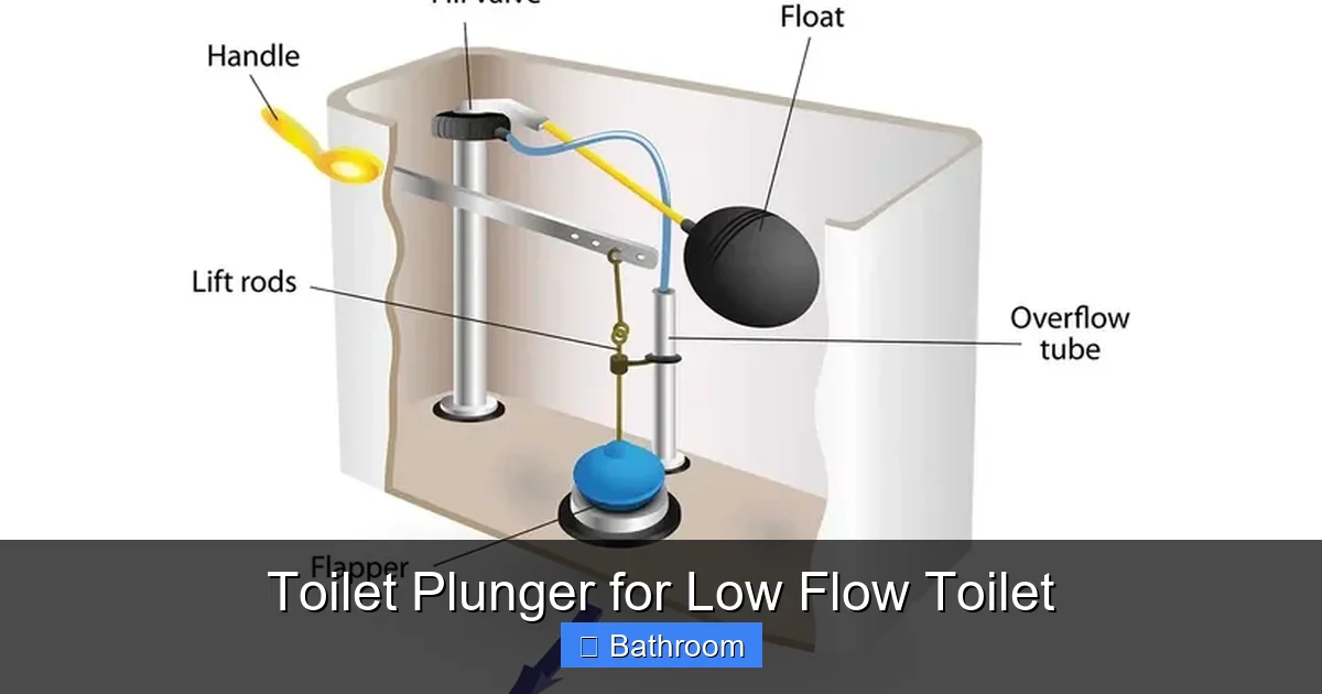Toilet Plunger for Low Flow Toilet