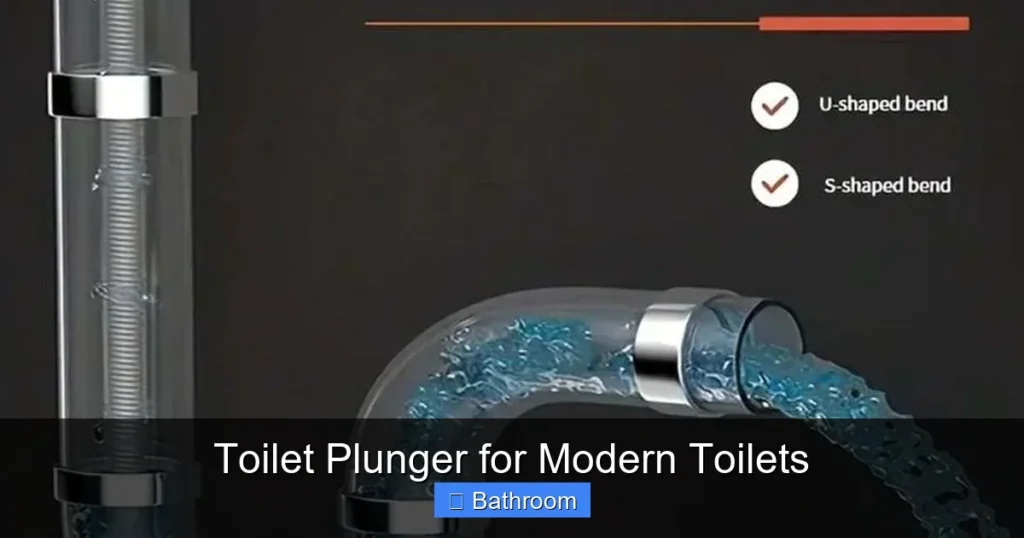 Toilet Plunger for Modern Toilets