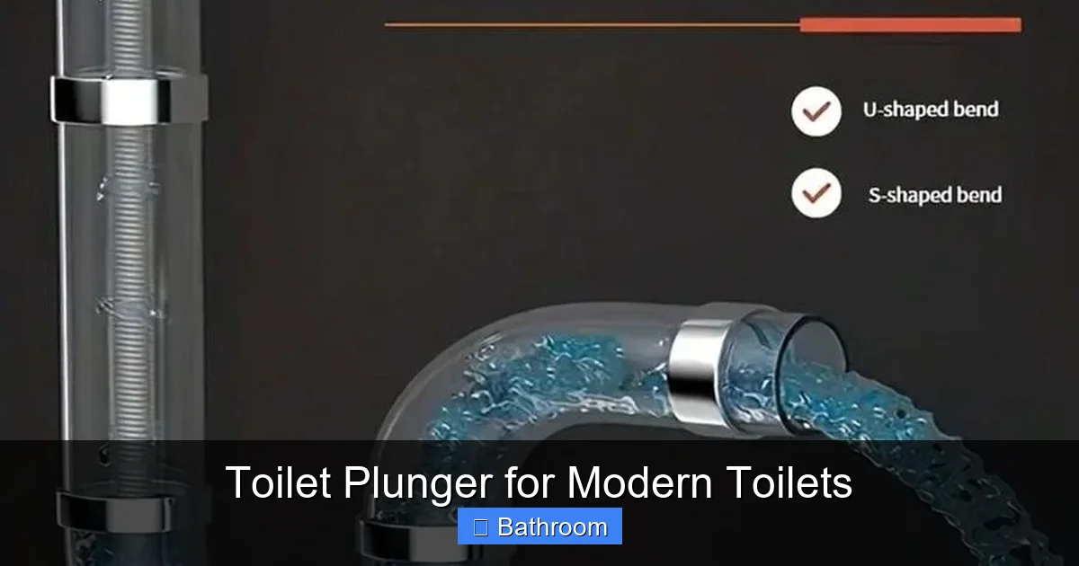 Toilet Plunger for Modern Toilets
