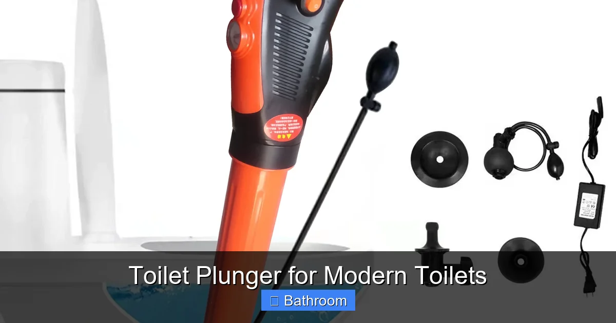 Toilet Plunger for Modern Toilets