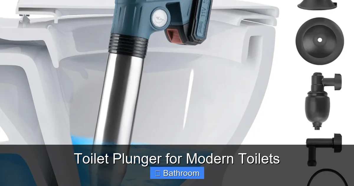 Toilet Plunger for Modern Toilets