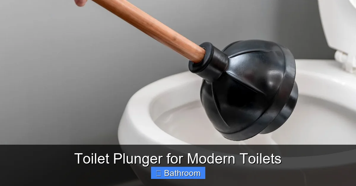 Toilet Plunger for Modern Toilets