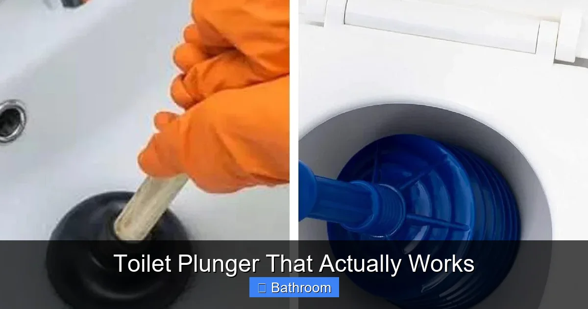 Toilet Plunger That Actually Works