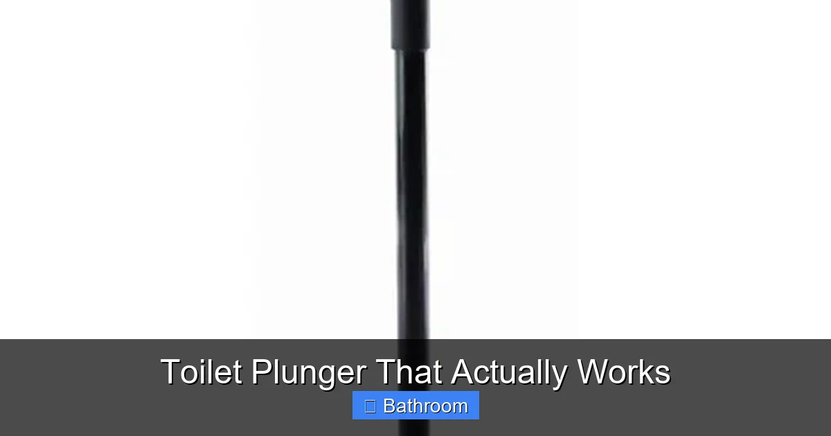 Toilet Plunger That Actually Works