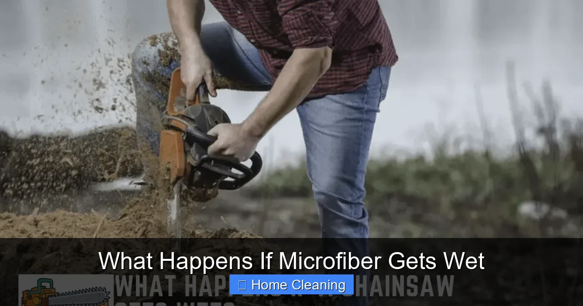 What Happens If Microfiber Gets Wet