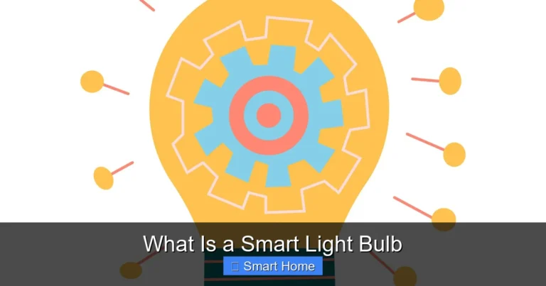 What Is a Smart Light Bulb