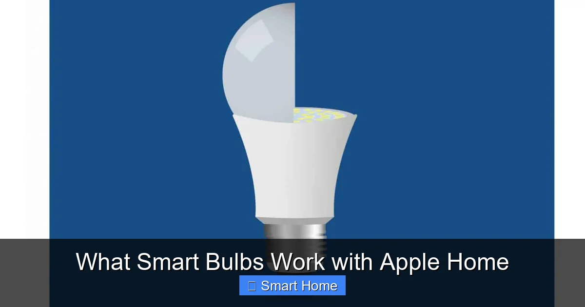 What Smart Bulbs Work with Apple Home