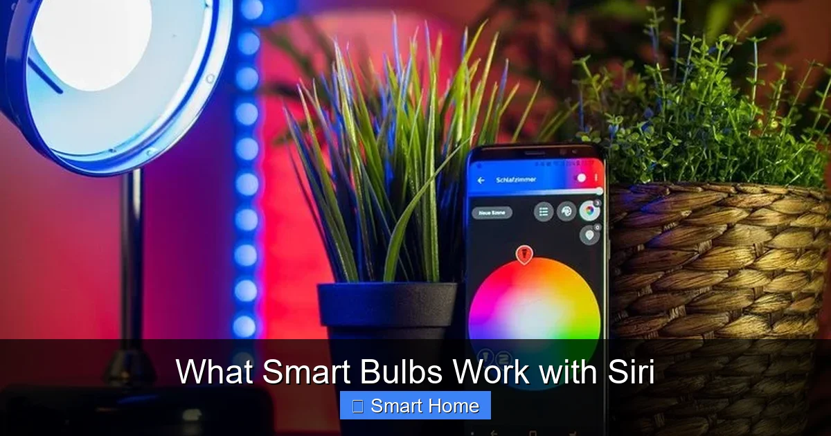 What Smart Bulbs Work with Siri
