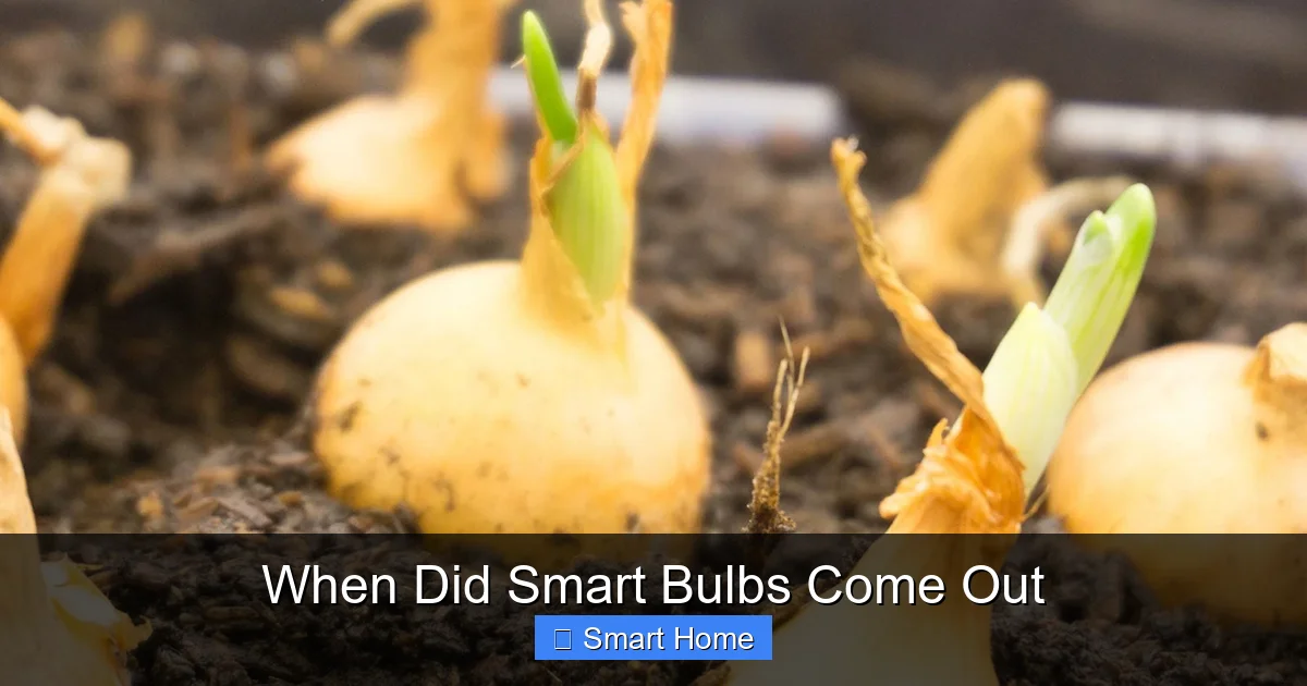 When Did Smart Bulbs Come Out