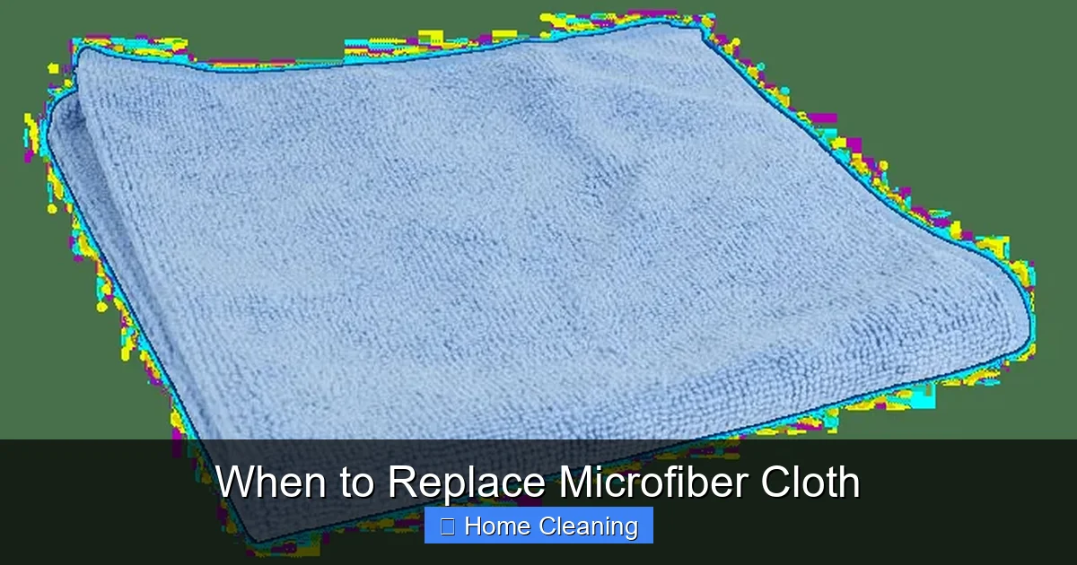 When to Replace Microfiber Cloth
