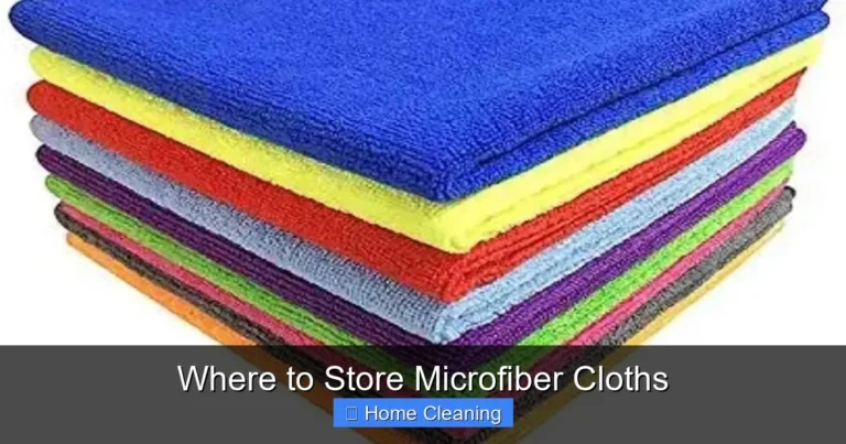 Where to Store Microfiber Cloths