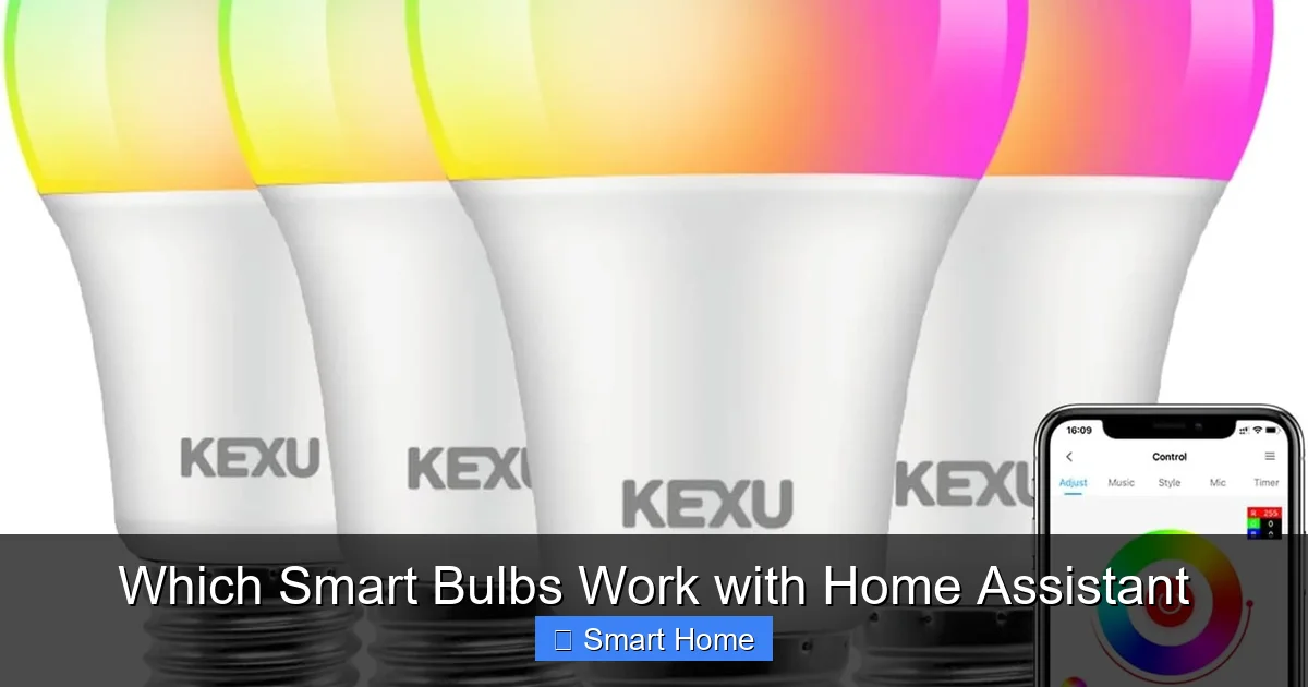 Which Smart Bulbs Work with Home Assistant