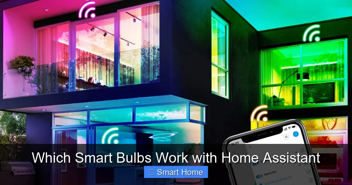 Which Smart Bulbs Work with Home Assistant