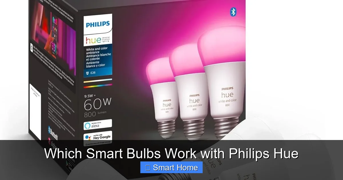 Which Smart Bulbs Work with Philips Hue