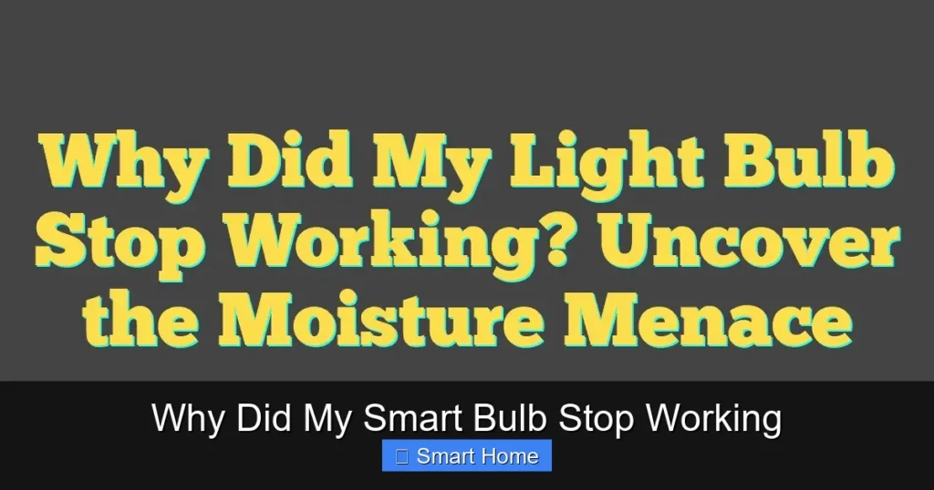Why Did My Smart Bulb Stop Working