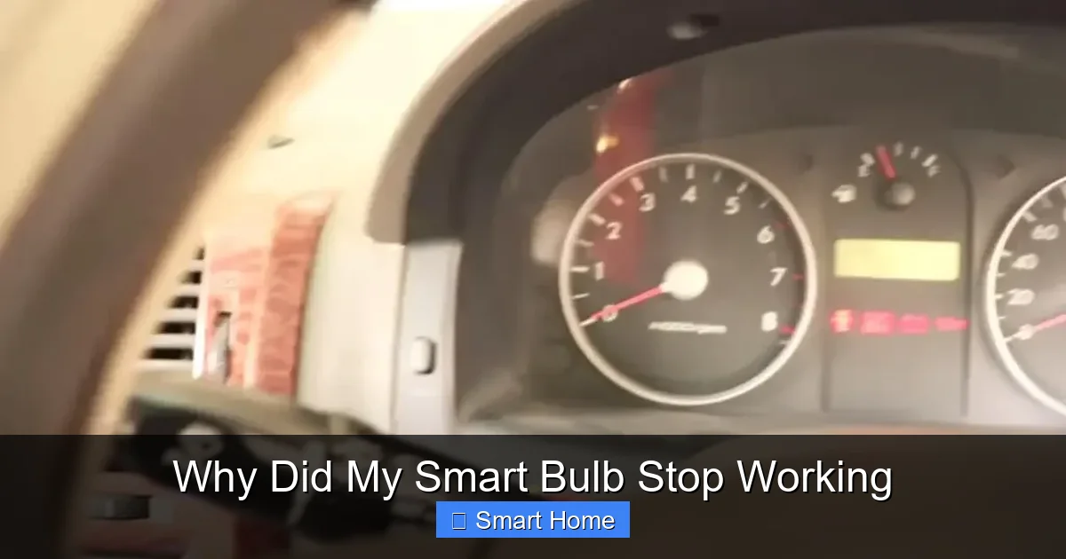 Why Did My Smart Bulb Stop Working