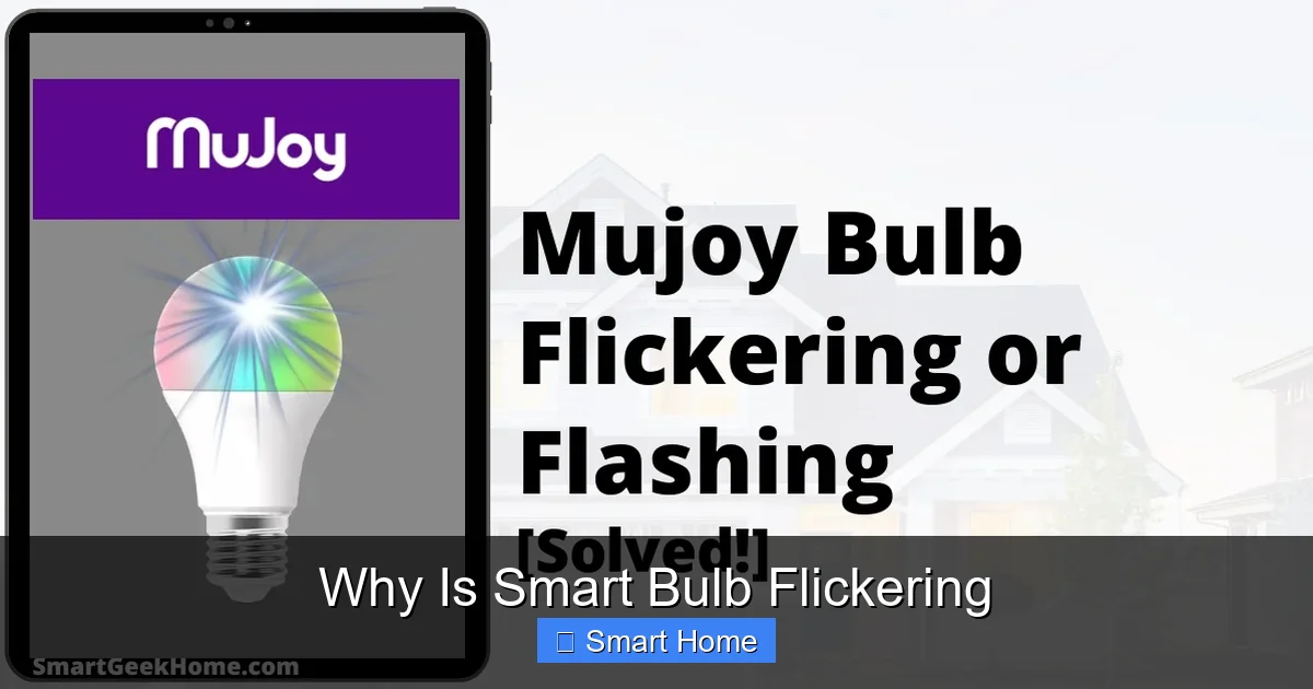 Why Is Smart Bulb Flickering