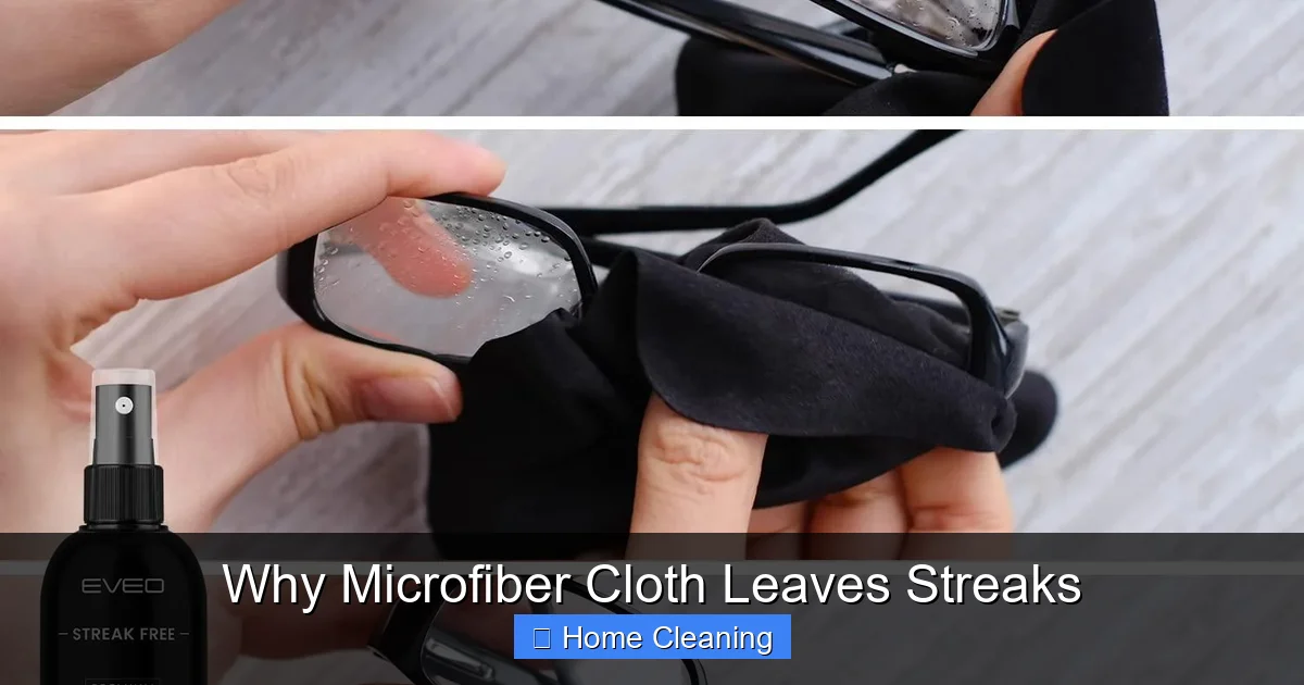 Why Microfiber Cloth Leaves Streaks