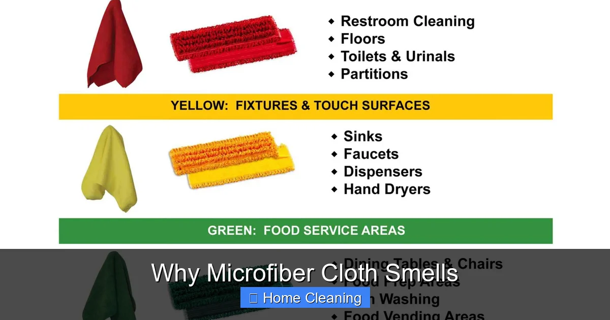 Why Microfiber Cloth Smells