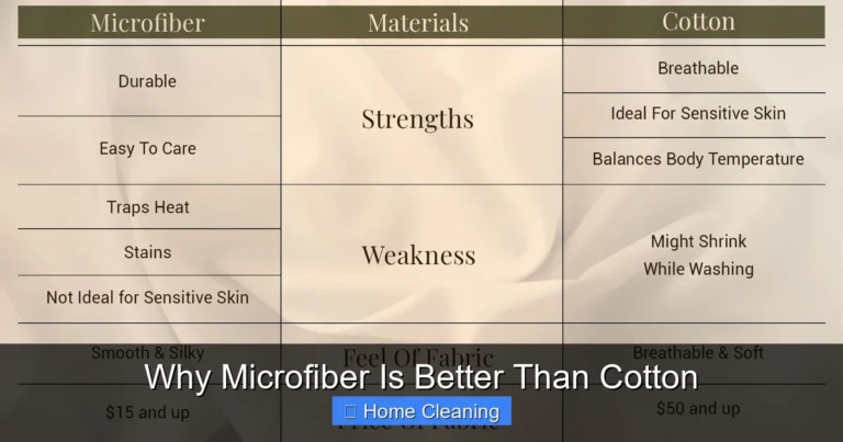 Why Microfiber Is Better Than Cotton