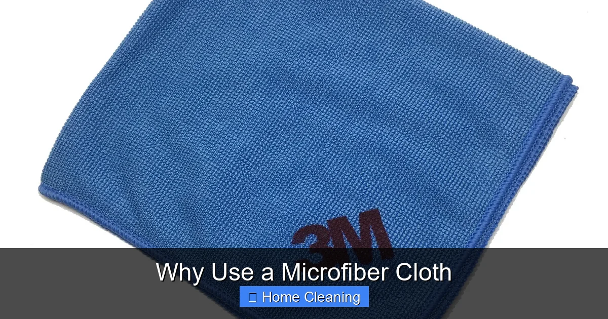 Why Use a Microfiber Cloth