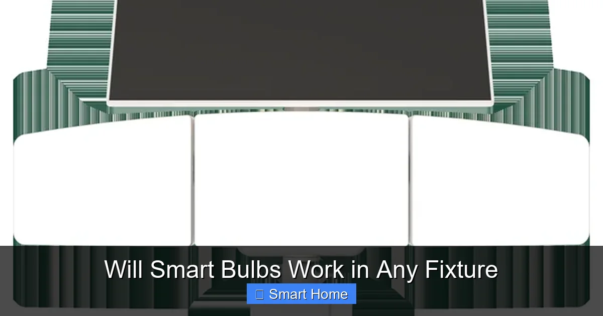 Will Smart Bulbs Work in Any Fixture