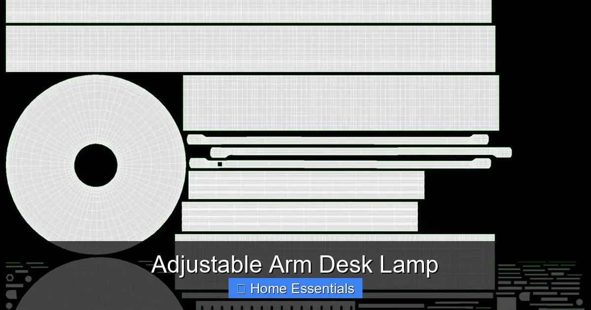 Adjustable Arm Desk Lamp