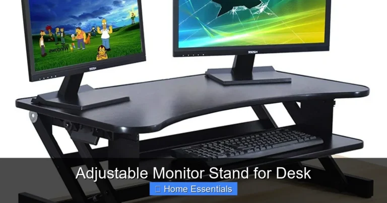 Adjustable Monitor Stand for Desk