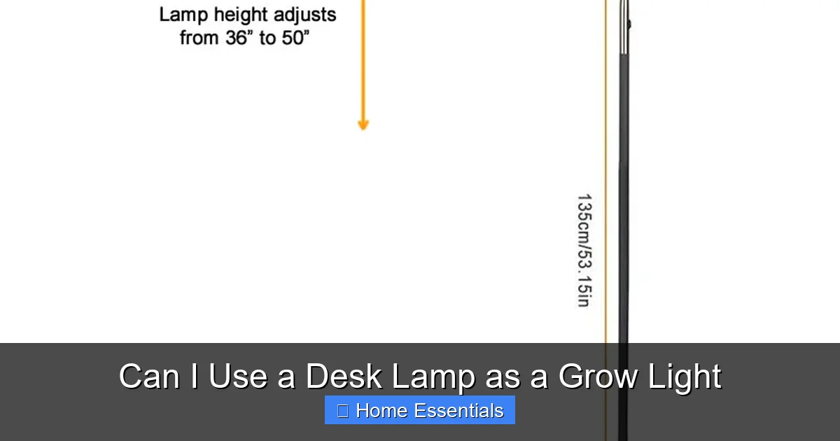 Can I Use a Desk Lamp as a Grow Light