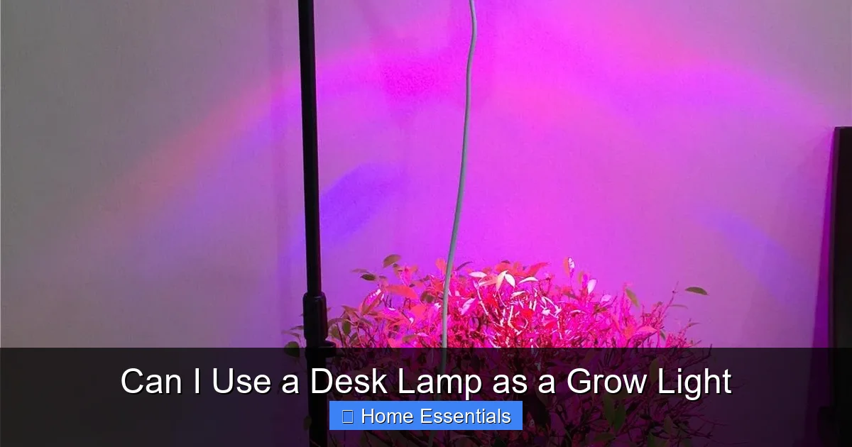 Can I Use a Desk Lamp as a Grow Light