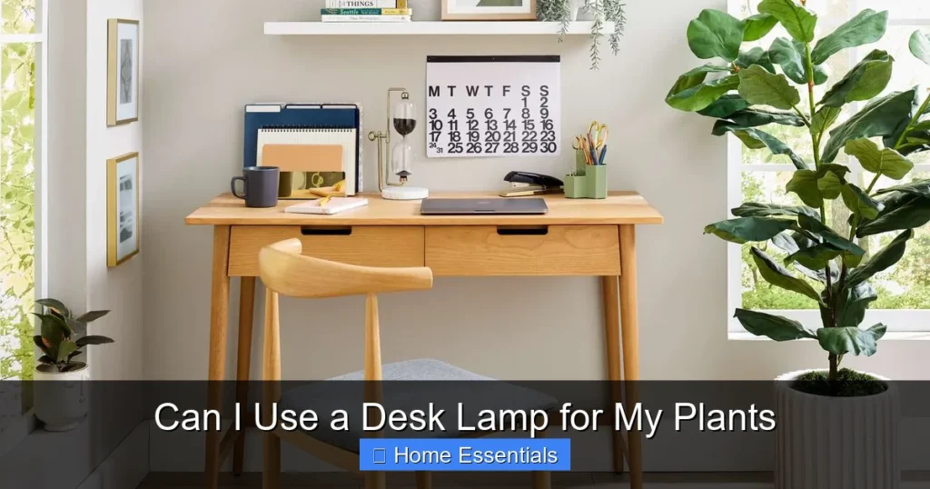 Can I Use a Desk Lamp for My Plants