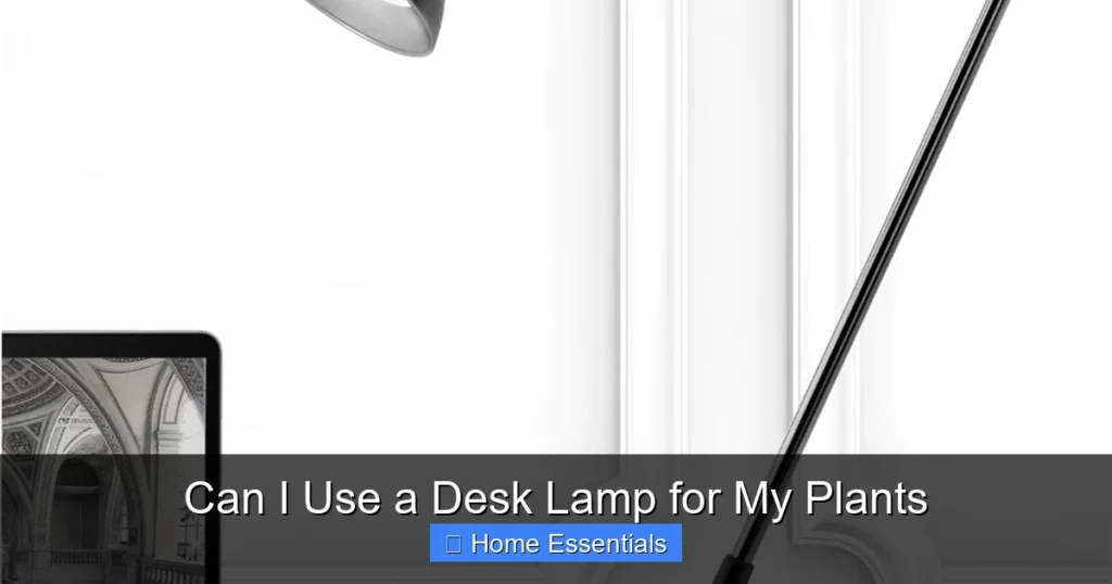 Can I Use a Desk Lamp for My Plants