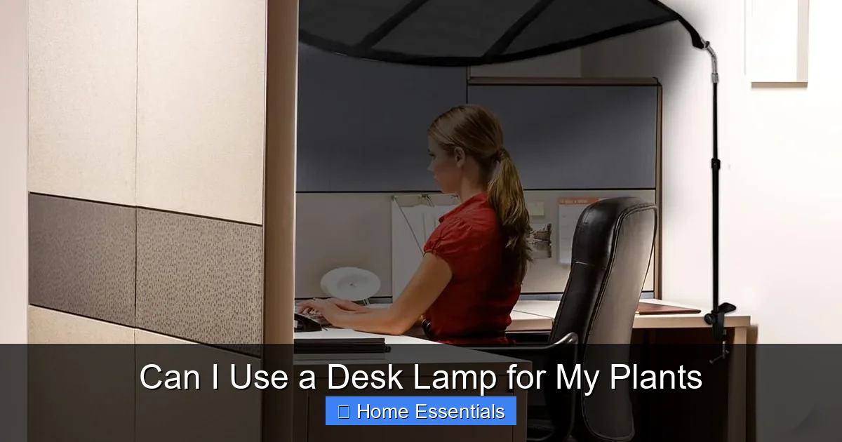 Can I Use a Desk Lamp for My Plants