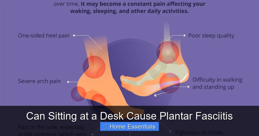 Can Sitting at a Desk Cause Plantar Fasciitis