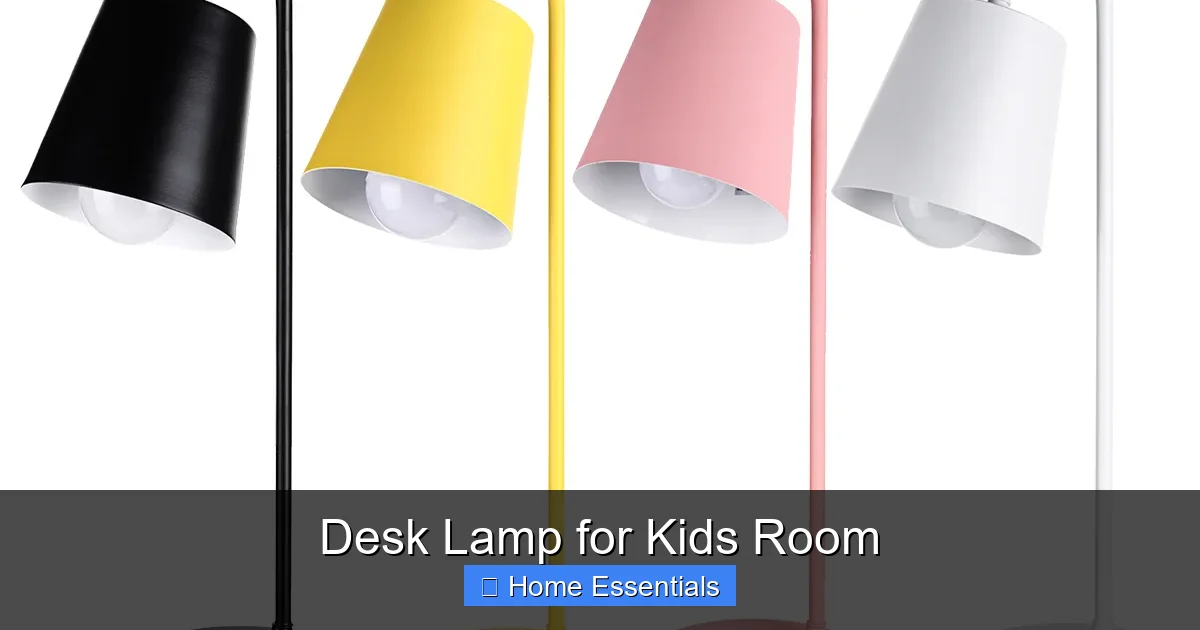 Desk Lamp for Kids Room