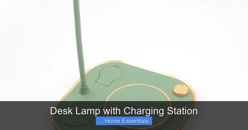 Desk Lamp with Charging Station