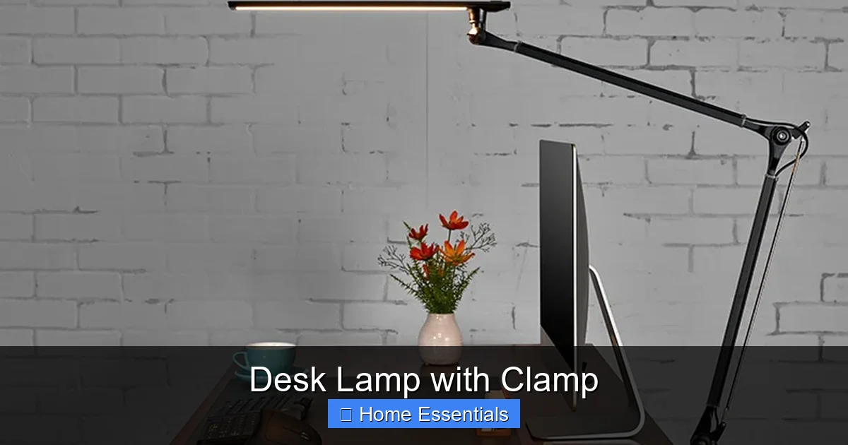 Desk Lamp with Clamp