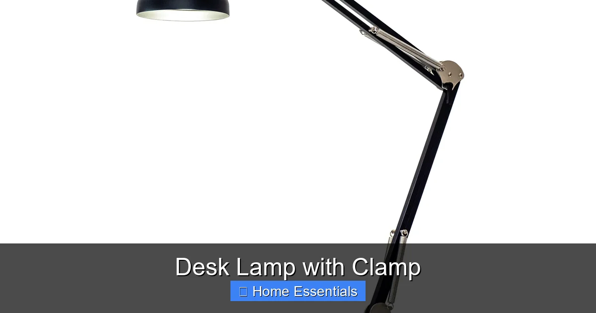 Desk Lamp with Clamp