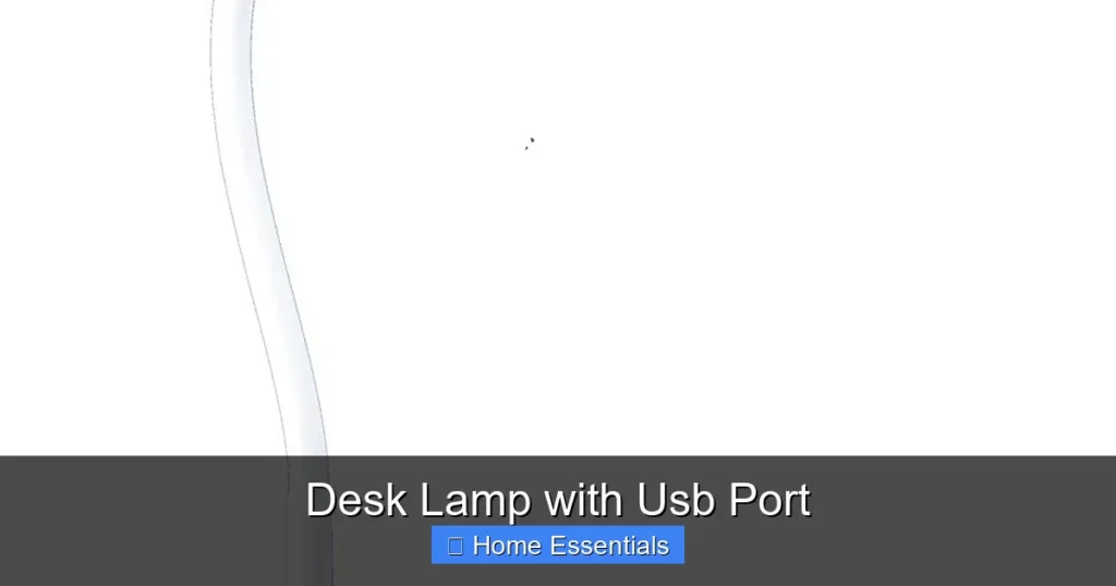Desk Lamp with Usb Port