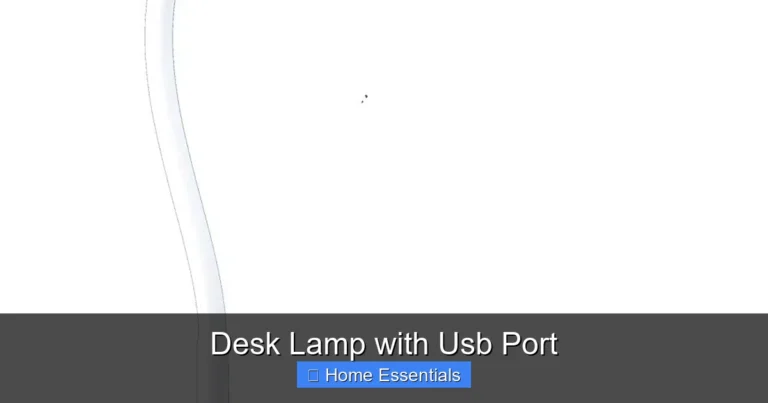 Desk Lamp with Usb Port