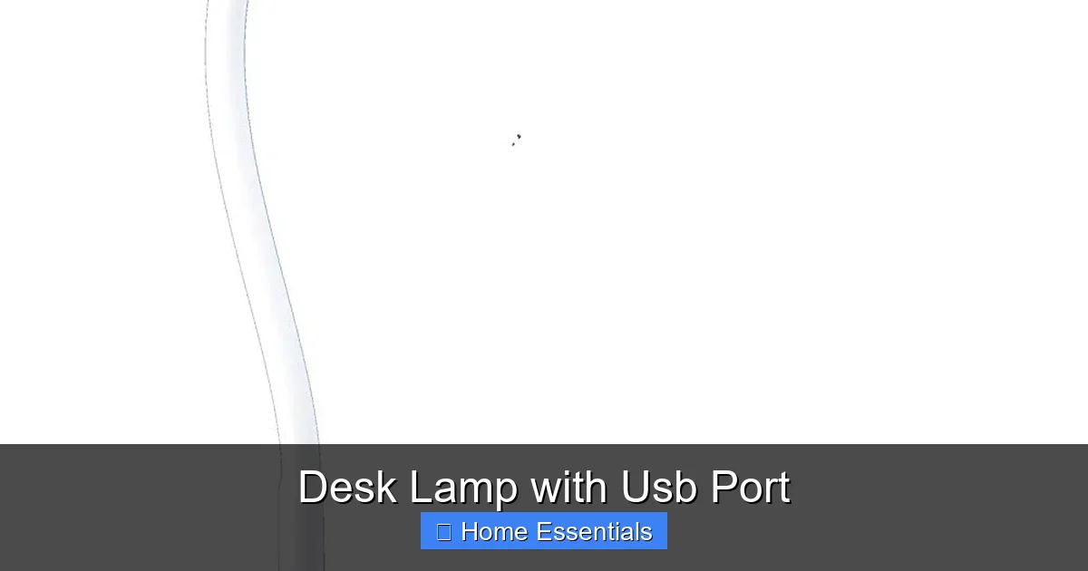 Desk Lamp with Usb Port