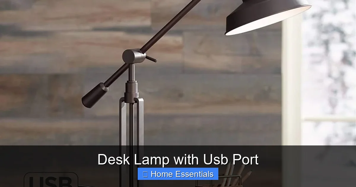 Desk Lamp with Usb Port