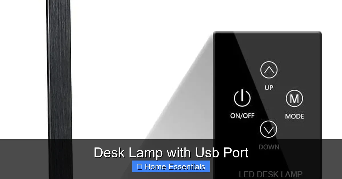Desk Lamp with Usb Port