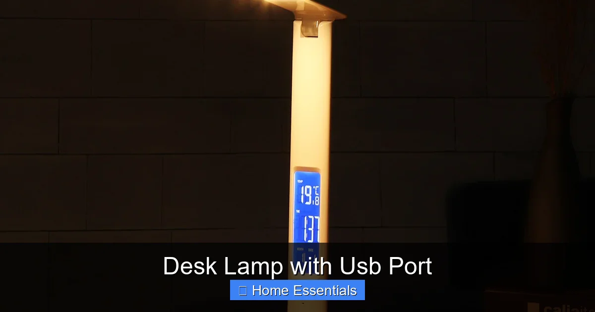Desk Lamp with Usb Port