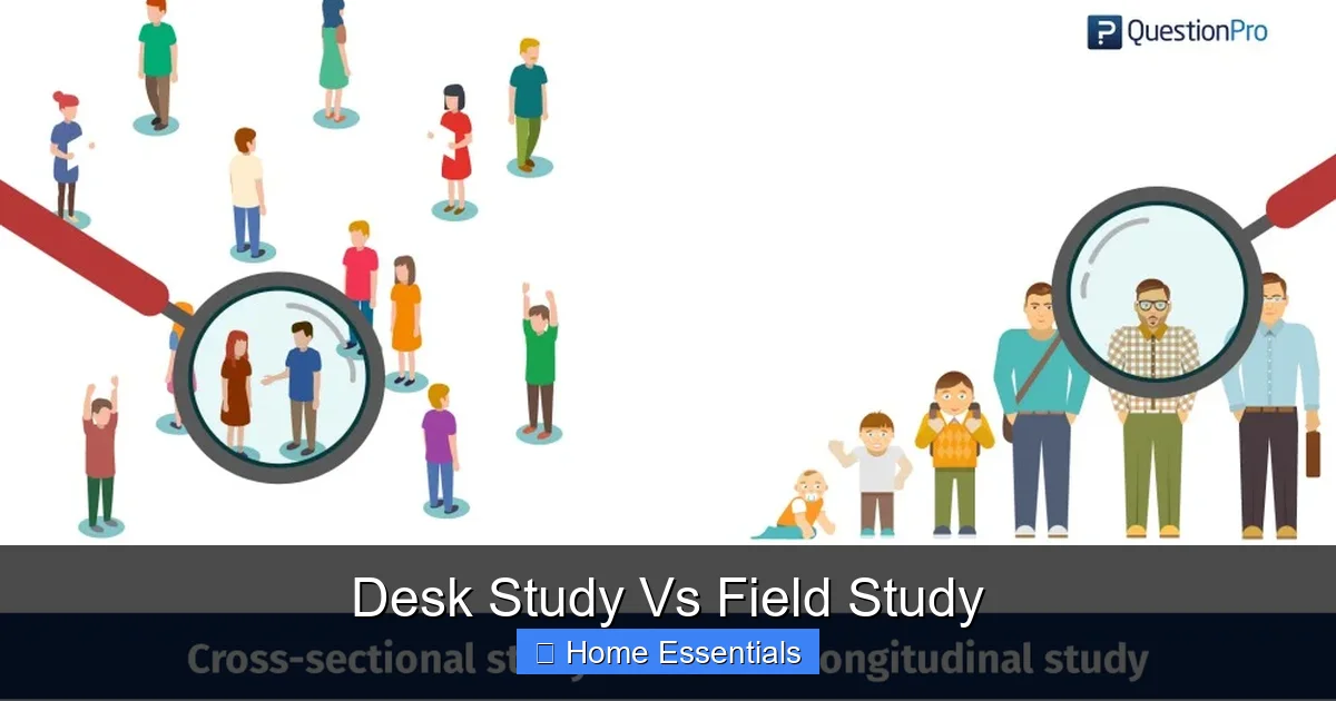 Desk Study Vs Field Study
