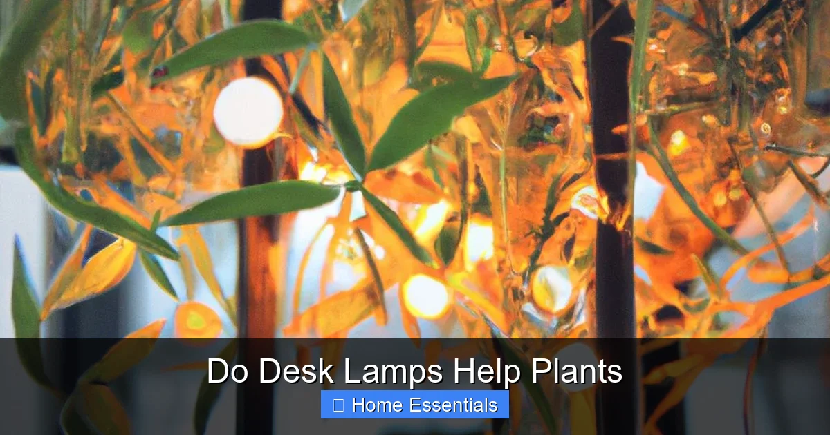 Do Desk Lamps Help Plants